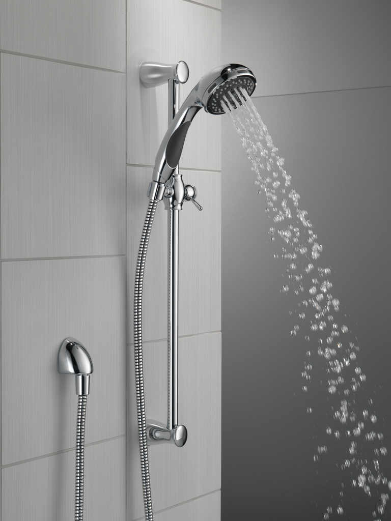 Delta Other: Premium 3-Setting Slide Bar Hand Shower - Chrome
