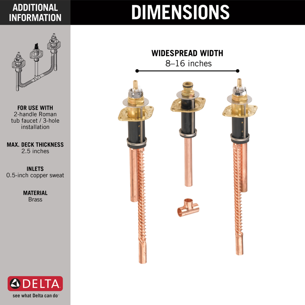 Delta Other: Two Handle Flexible Mount