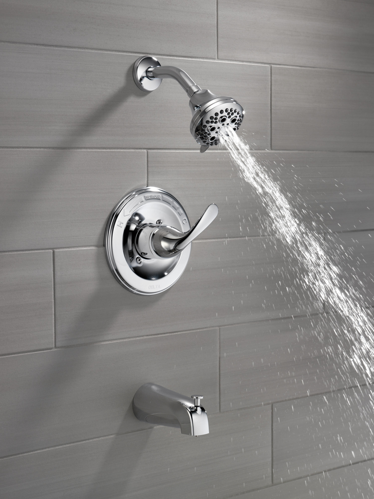 Delta Classic: Monitor® 13 Series Tub & Shower Trim - Single Handle Lever - Chrome