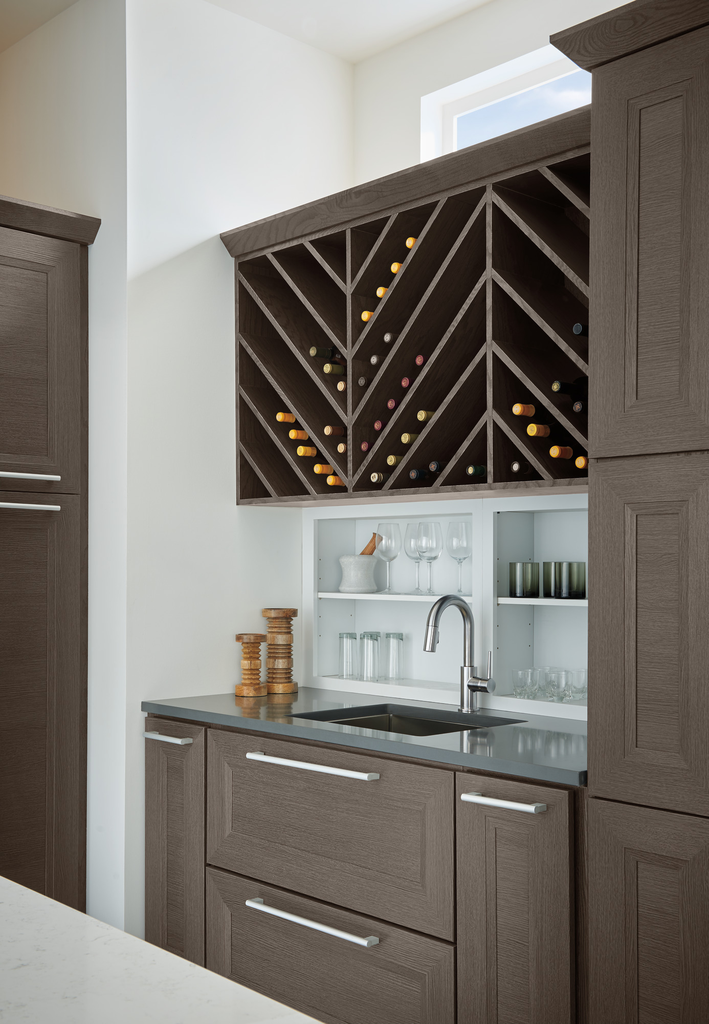 Delta Trinsic®: Single Handle Pull-Down Bar / Prep Faucet - Single Handle Lever - Arctic Stainless