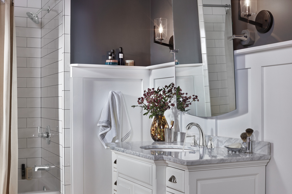 Peerless Elmhurst®: Two-Handle Widespread Bath Faucet - Two Handle Lever - Chrome