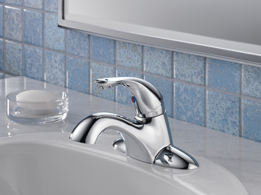 Commercial Hdf®: Single Handle Centerset Lavatory Faucet - Single Handle Lever - Chrome