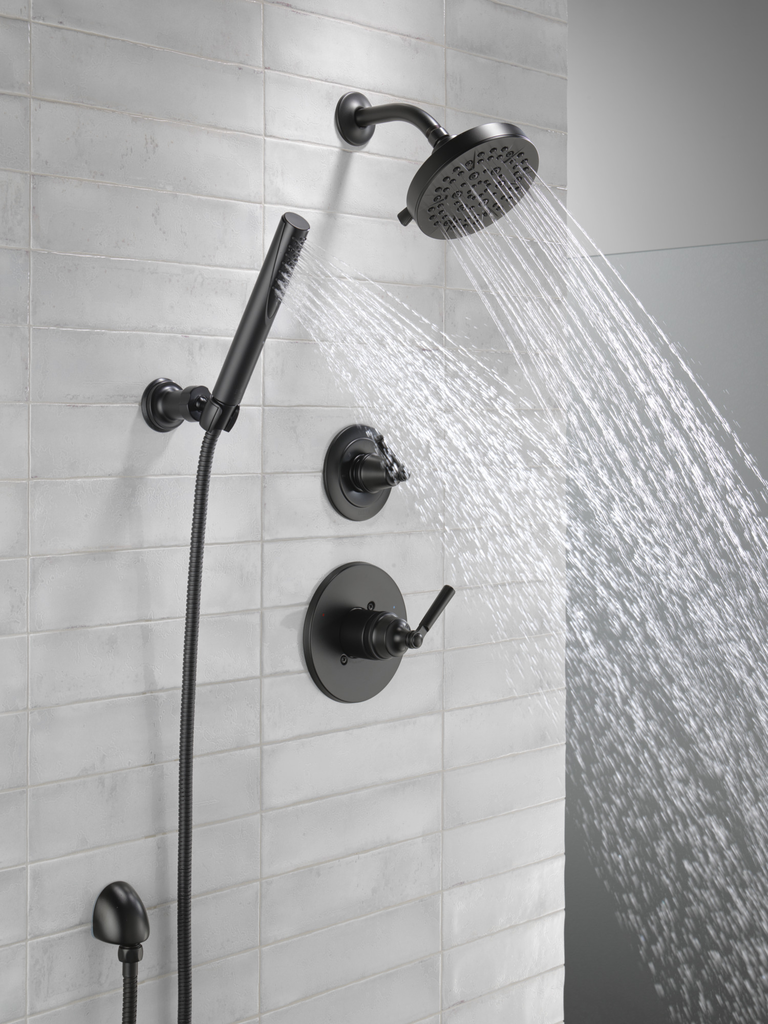 Delta Universal Showering Components: Wall Elbow For Hand Shower - Matte Black