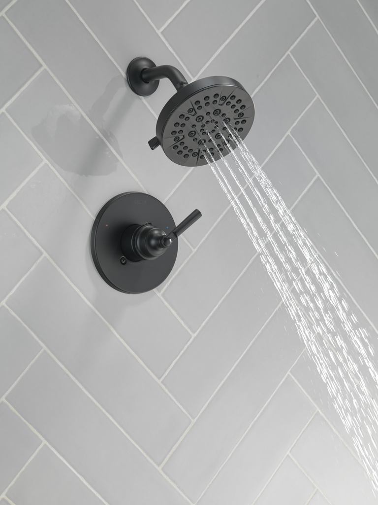 Delta Saylor™: Monitor® 14 Series Shower Trim - Single Handle Lever - Matte Black