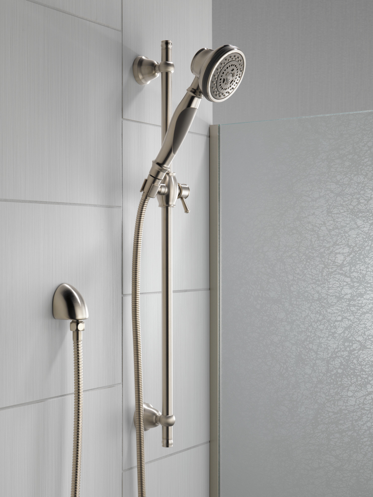 Delta Other: Premium 3-Setting Slide Bar Hand Shower - Stainless