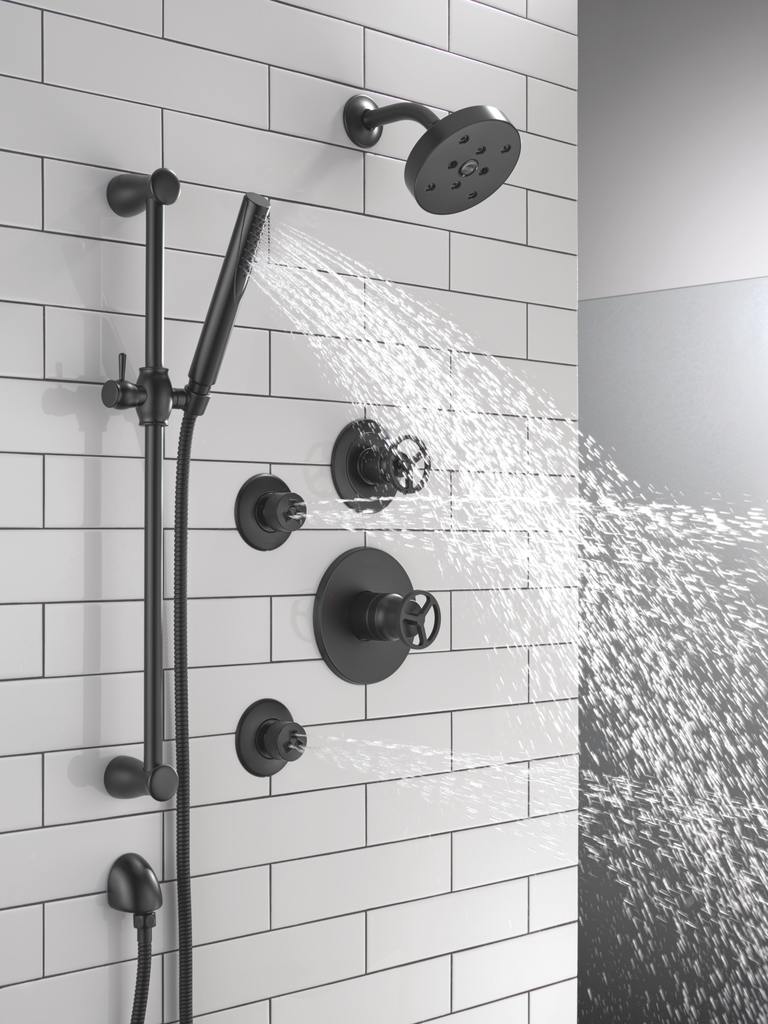 Delta Universal Showering Components: Wall Elbow For Hand Shower - Matte Black