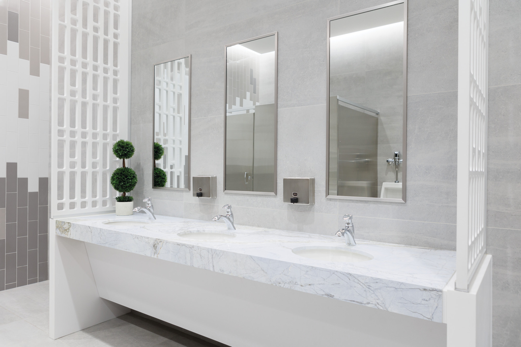 Commercial 87T: Single Hole Metering Slow-Close Bathroom Faucet - Single Handle Lever - Chrome