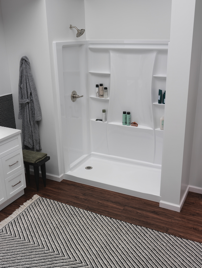 Delta Woodhurst™: Shower Trim - Single Handle Lever - Stainless