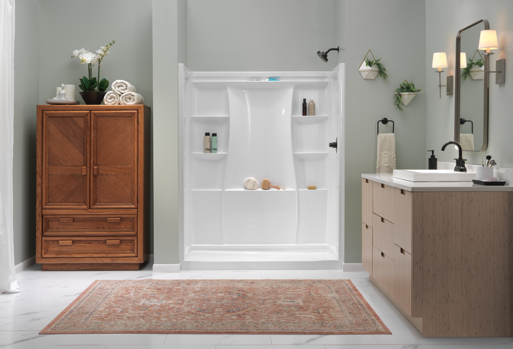 Delta Trinsic®: Monitor® 14 Series H2Okinetic® Shower Trim - Single Handle Lever - Matte Black