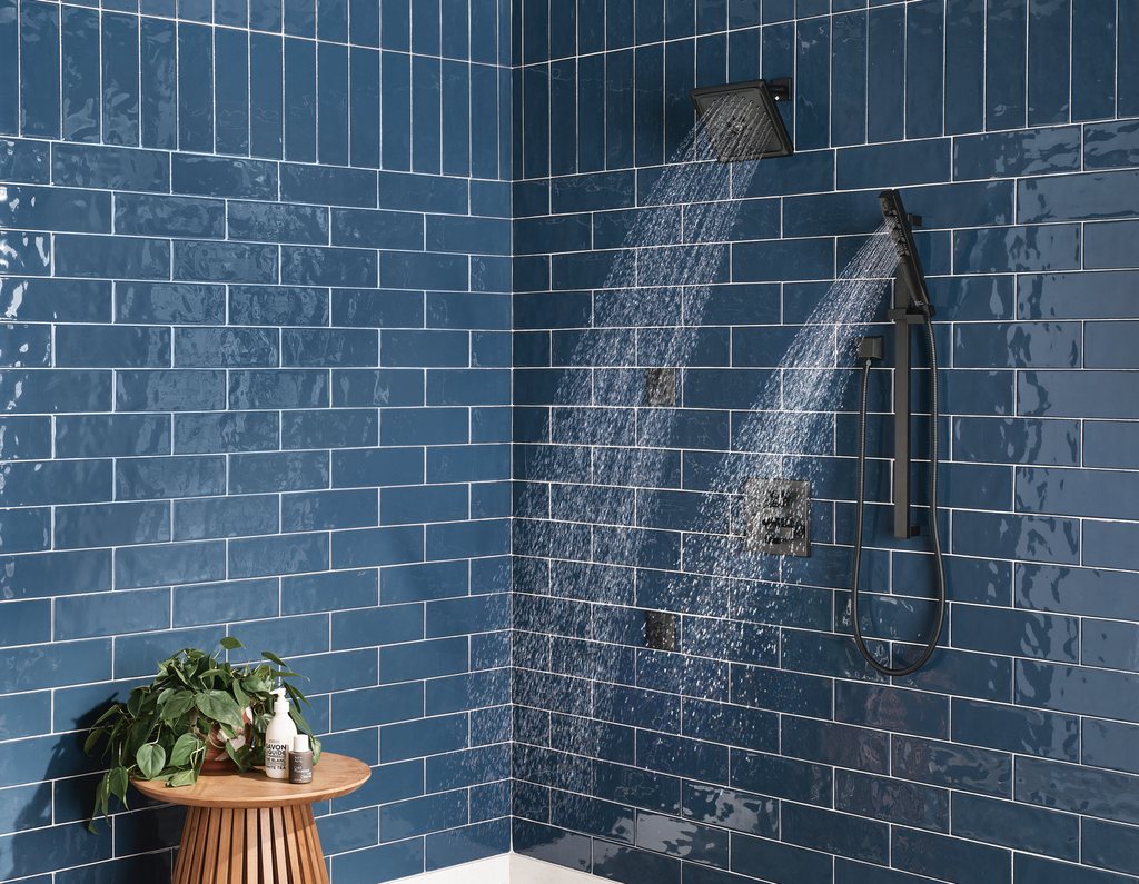 Delta Universal Showering Components: Square Wall Elbow For Hand Shower - Matte Black