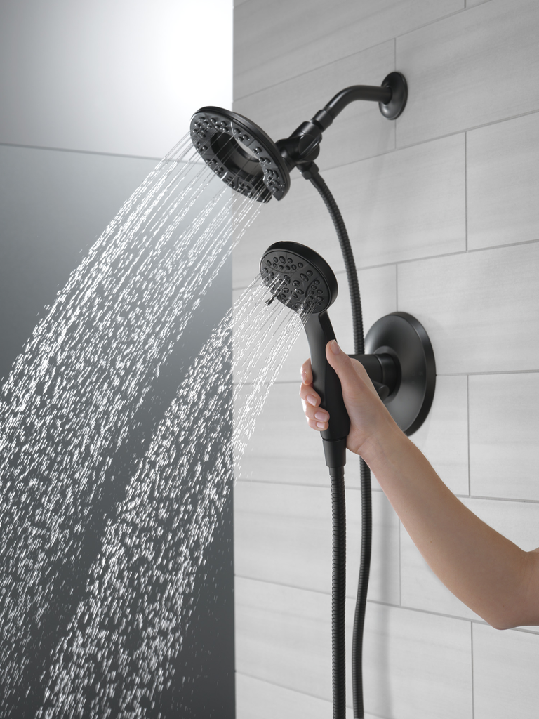 Delta Universal Showering Components: In2Ition Hssh 1.75 Gpm 4-Setting - Matte Black