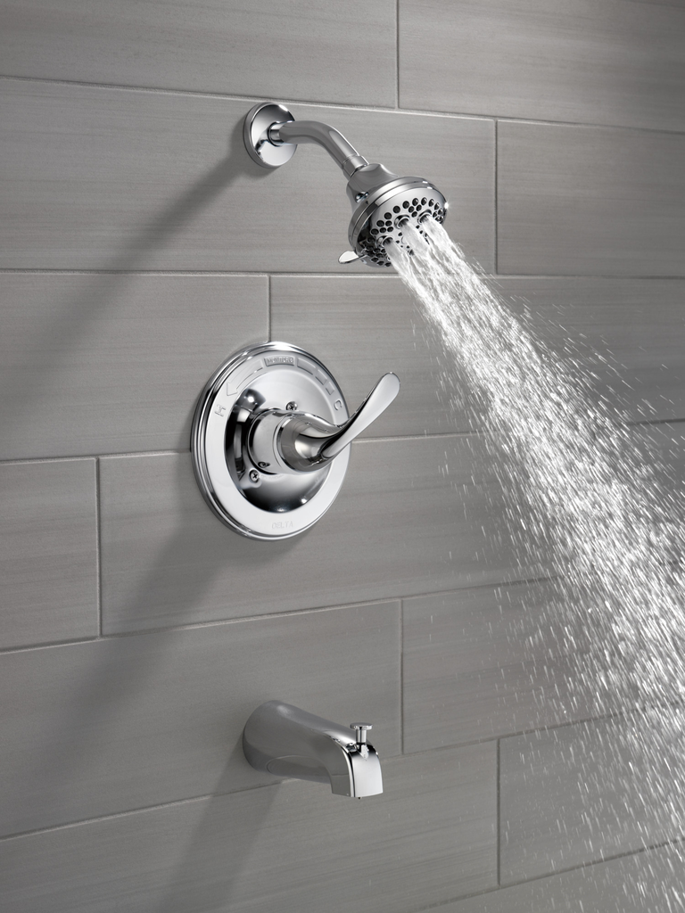 Delta Classic: Monitor® 13 Series Tub & Shower Trim - Single Handle Lever - Chrome