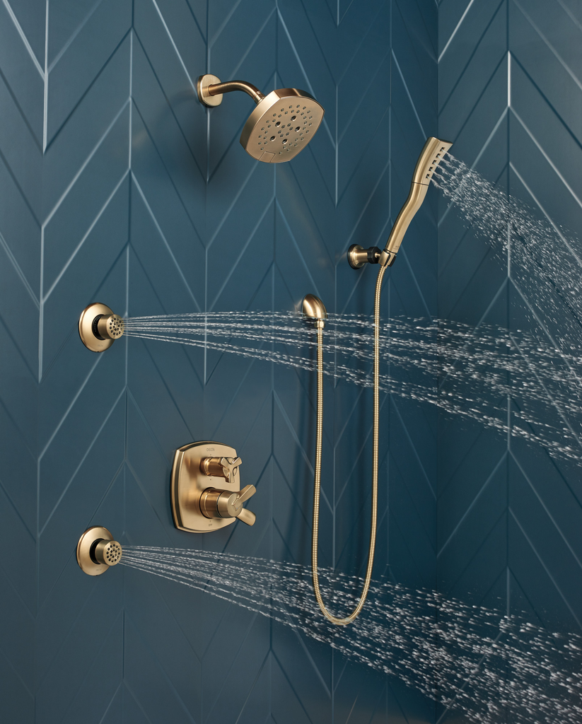 Delta Universal Showering Components: Wall Elbow For Hand Shower - Champagne Bronze