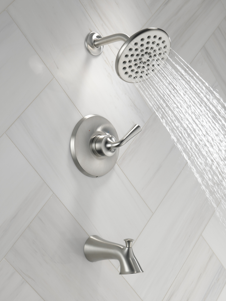 Delta Kayra®: Monitor 14 Series Tub & Shower Trim - Single Handle Lever - Stainless