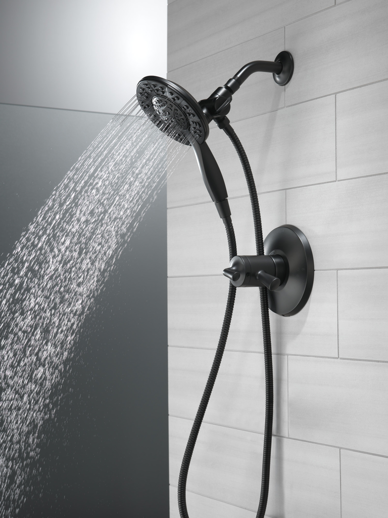 Delta Universal Showering Components: In2Ition Hssh 1.75 Gpm 4-Setting - Matte Black