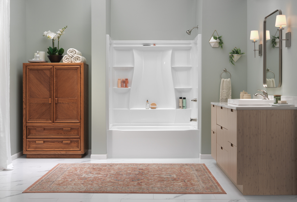 Delta Classic: Monitor® 13 Series Tub & Shower Trim - Single Handle Lever - Stainless