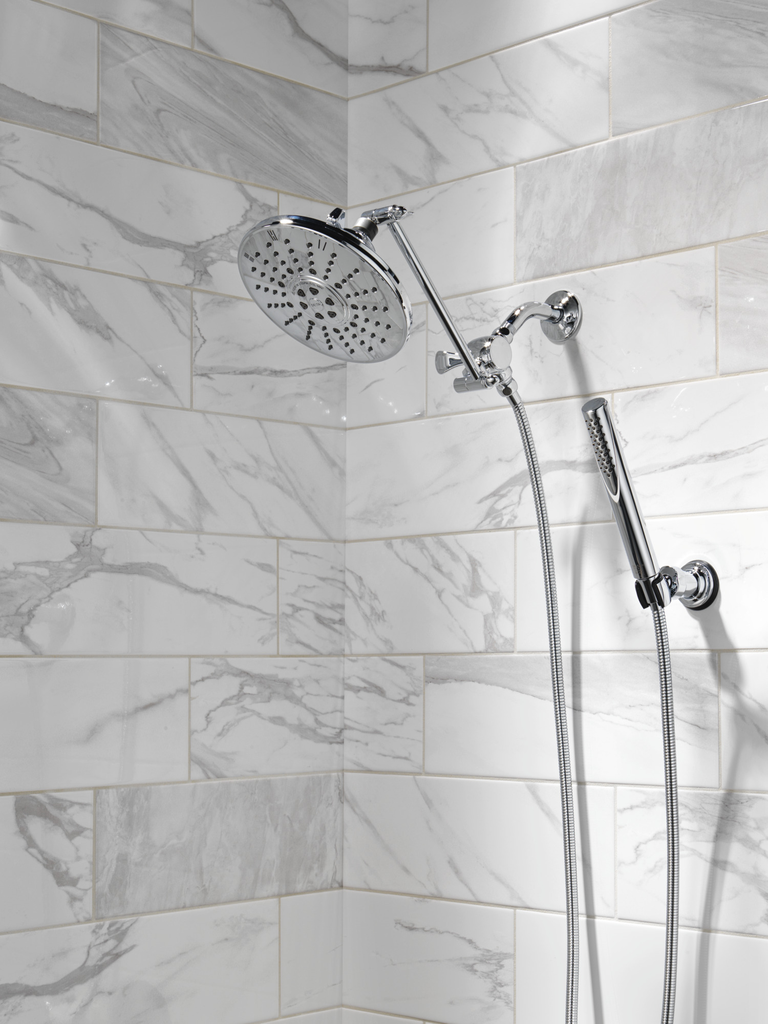 Delta Universal Showering Components: 3-Way Shower Arm Diverter For Hand Shower - Chrome