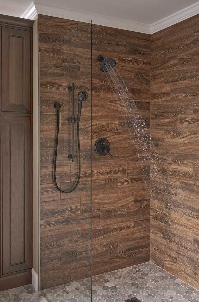 Delta Universal Showering Components: Shower Arm & Flange - Venetian Bronze