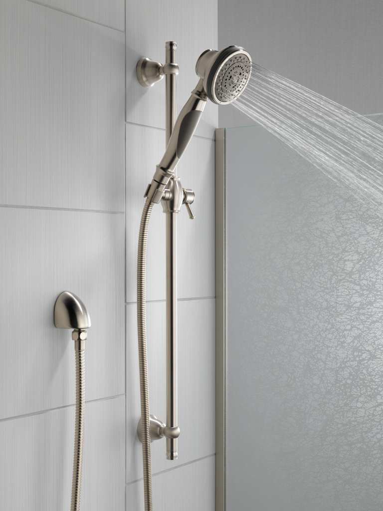 Delta Other: Premium 3-Setting Slide Bar Hand Shower - Stainless