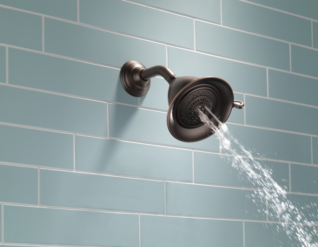 Delta Universal Showering Components: Premium 3-Setting Shower Head - Venetian Bronze