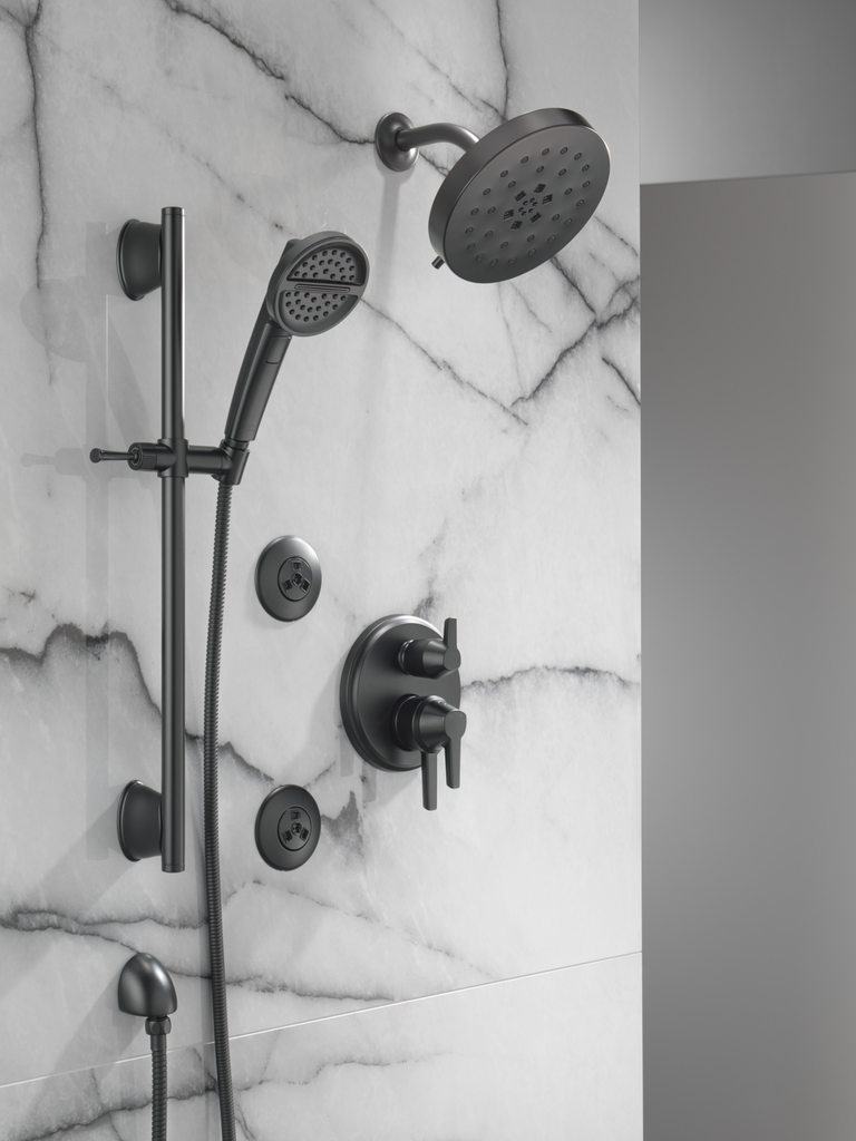 Delta Universal Showering Components: Wall Elbow For Hand Shower - Matte Black