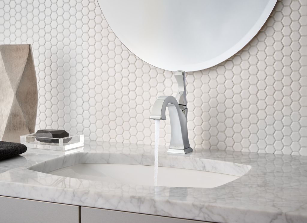 Delta Dryden™: Single Handle Bathroom Faucet - Single Handle Lever - Chrome