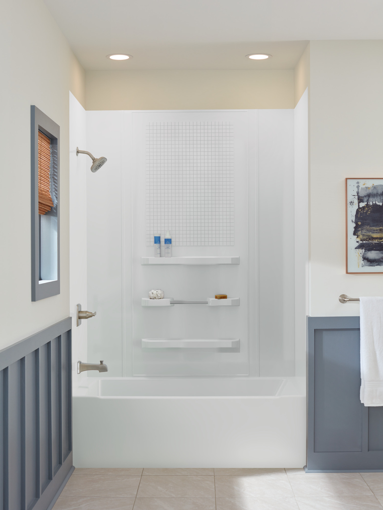 Delta Ashlyn®: Monitor® 14 Series Tub & Shower Trim - Single Handle Lever - Stainless