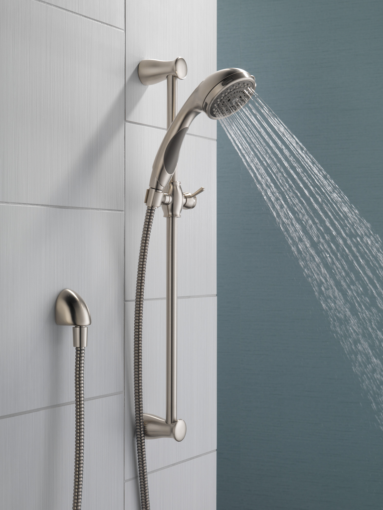 Delta Other: Premium 3-Setting Slide Bar Hand Shower - Stainless