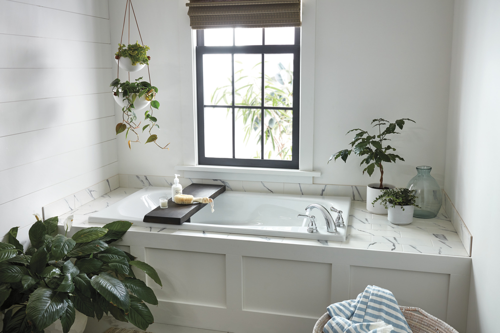 Peerless Elmhurst®: Roman Tub Trim Kit - Two Handle Lever - Chrome