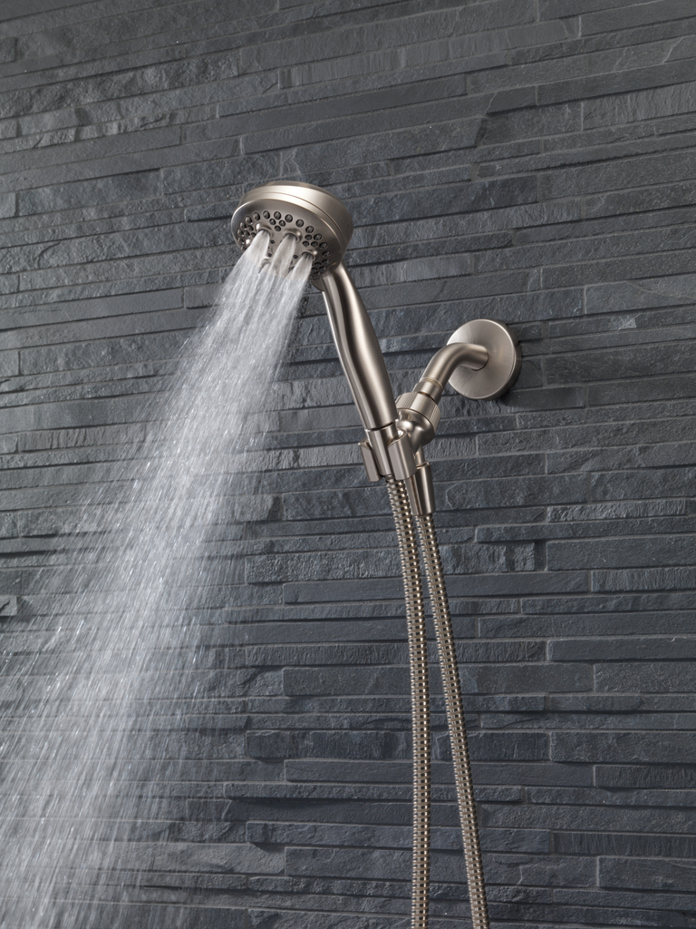Delta Universal Showering Components: Shower Arm & Flange - Stainless