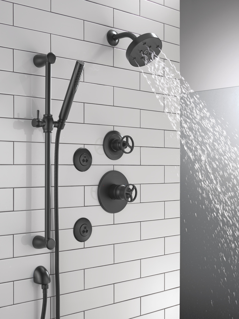 Delta Universal Showering Components: Wall Elbow For Hand Shower - Matte Black