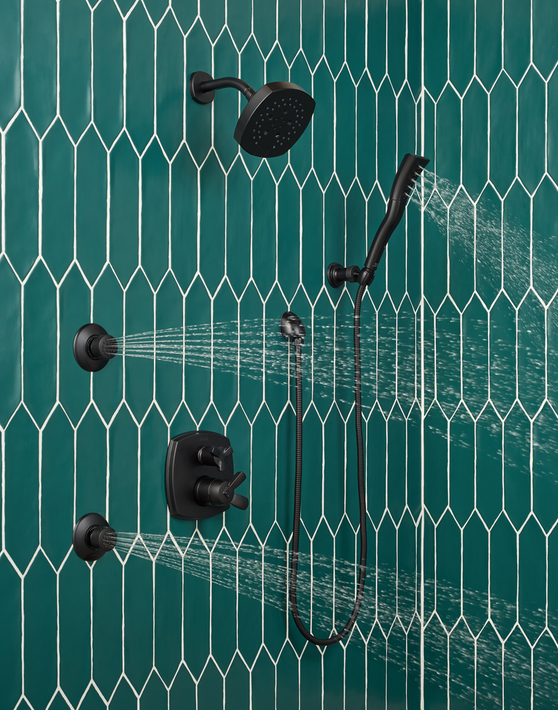 Delta Universal Showering Components: Wall Elbow For Hand Shower - Matte Black