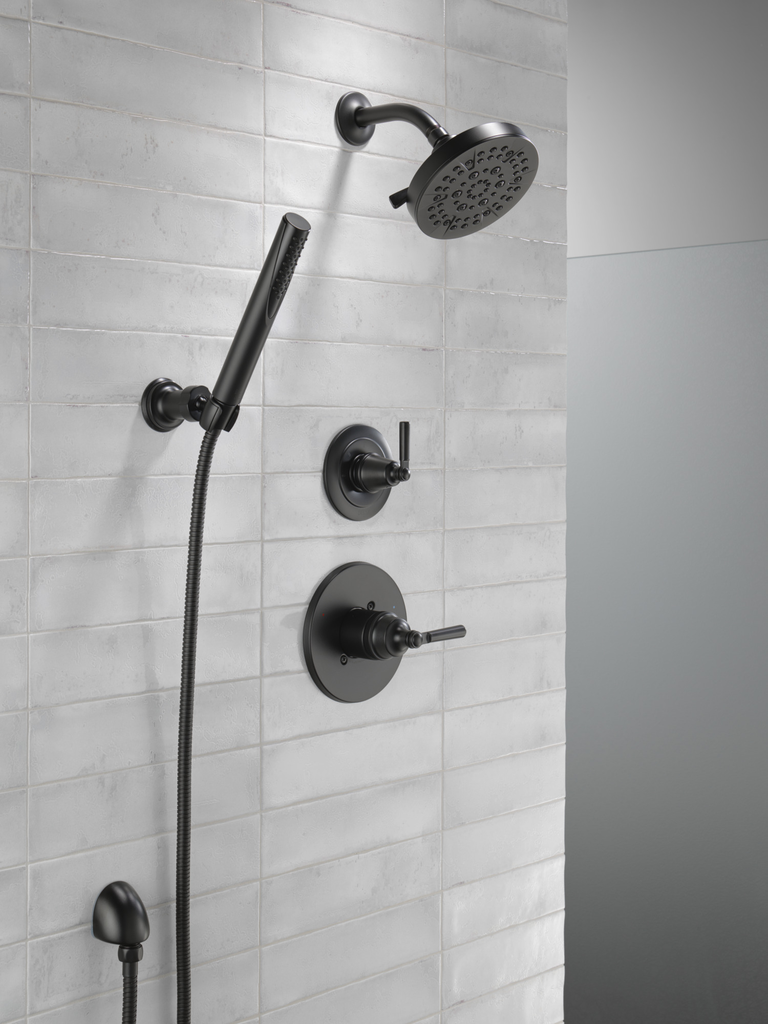 Delta Universal Showering Components: Wall Elbow For Hand Shower - Matte Black