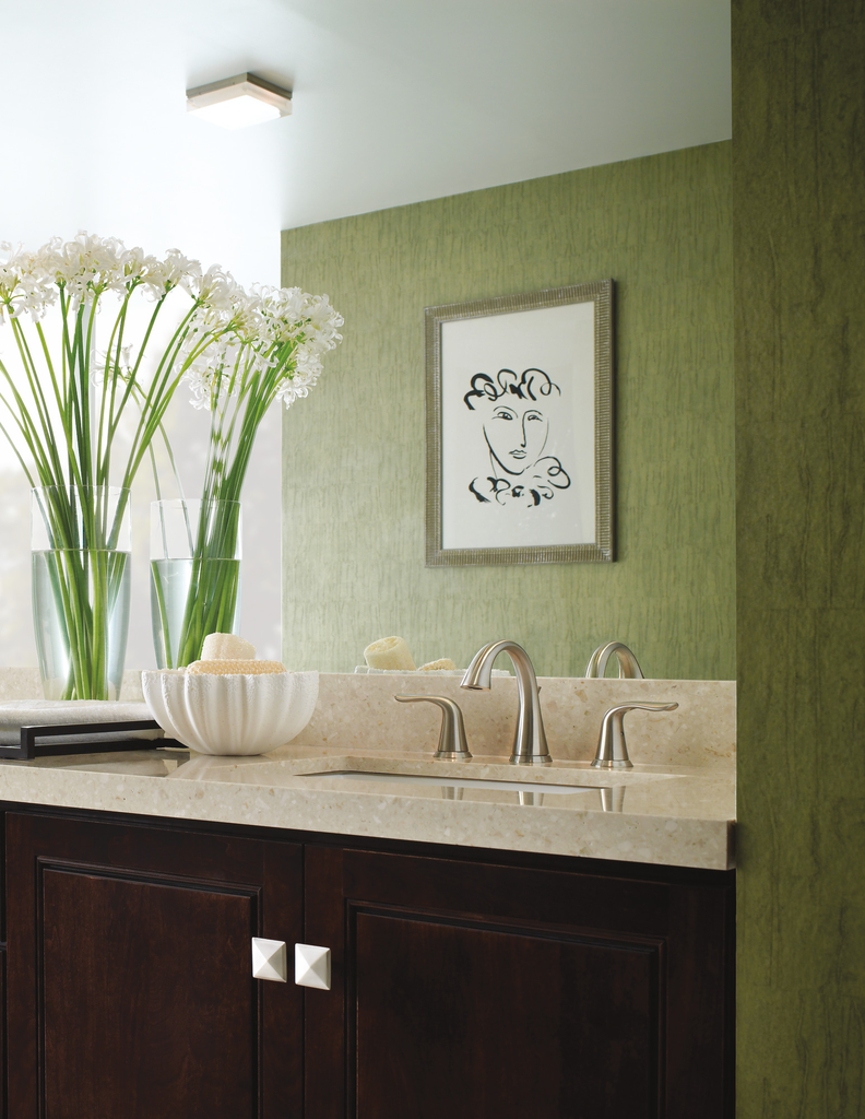 Delta Lahara®: Two Handle Widespread Bathroom Faucet - Two Handle Lever - Stainless