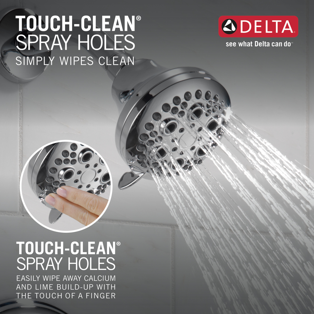 Delta Classic: Monitor® 13 Series Tub & Shower Trim - Single Handle Lever - Chrome
