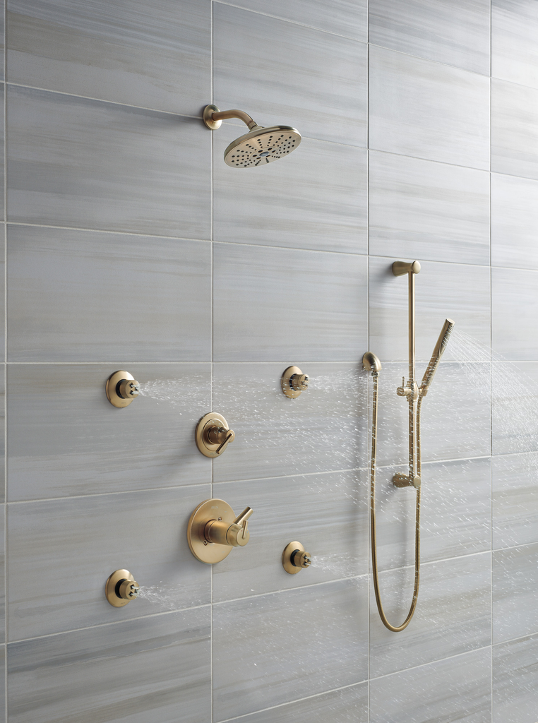 Delta Universal Showering Components: Wall Elbow For Hand Shower - Champagne Bronze