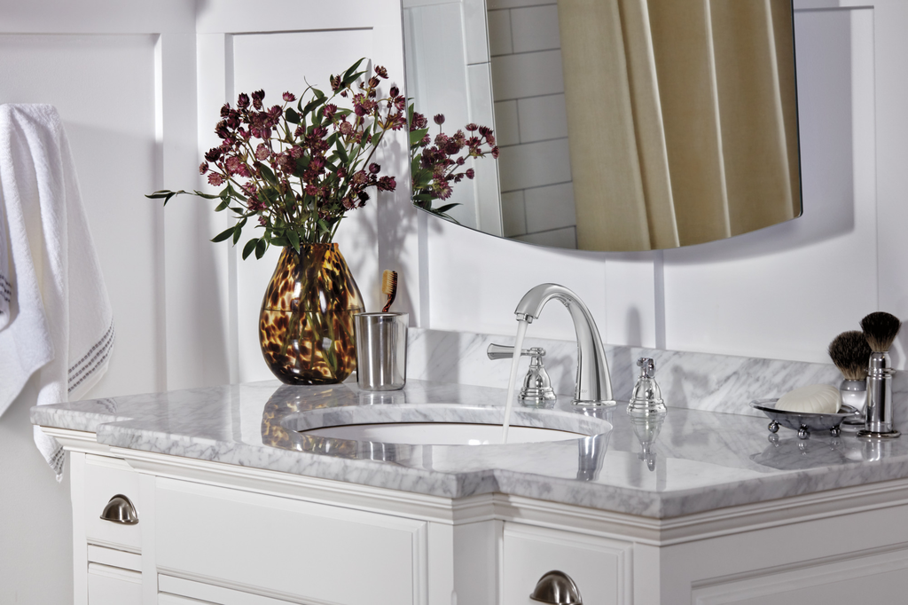 Peerless Elmhurst®: Two-Handle Widespread Bath Faucet - Two Handle Lever - Chrome