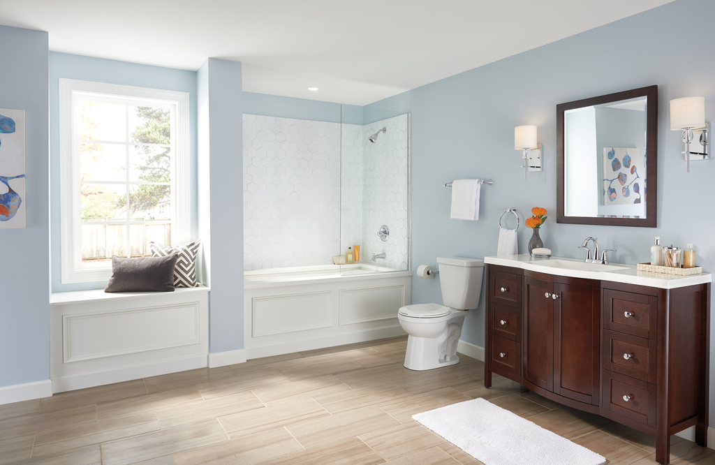 Delta Lahara®: Two Handle Centerset Bathroom Faucet - Two Handle Lever - Chrome