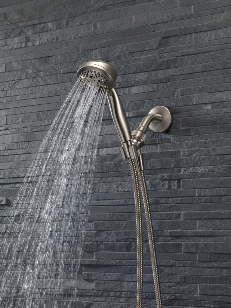 Delta Universal Showering Components: Shower Arm & Flange - Stainless