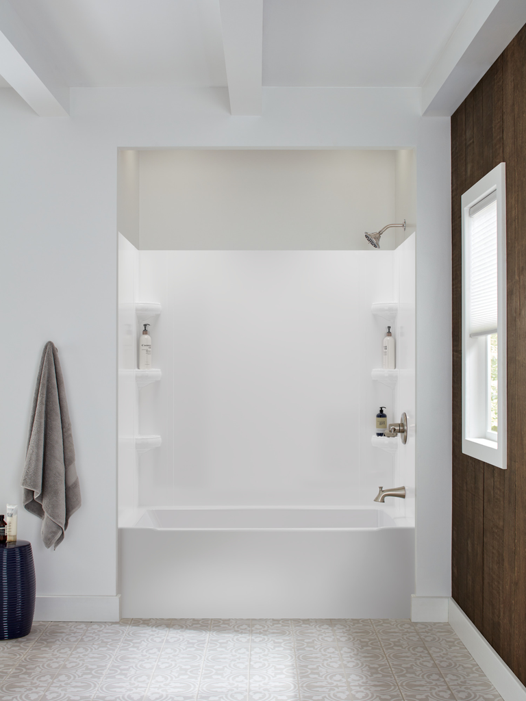 Delta Lahara®: Monitor® 14 Series Tub & Shower Trim - Single Handle Lever - Stainless