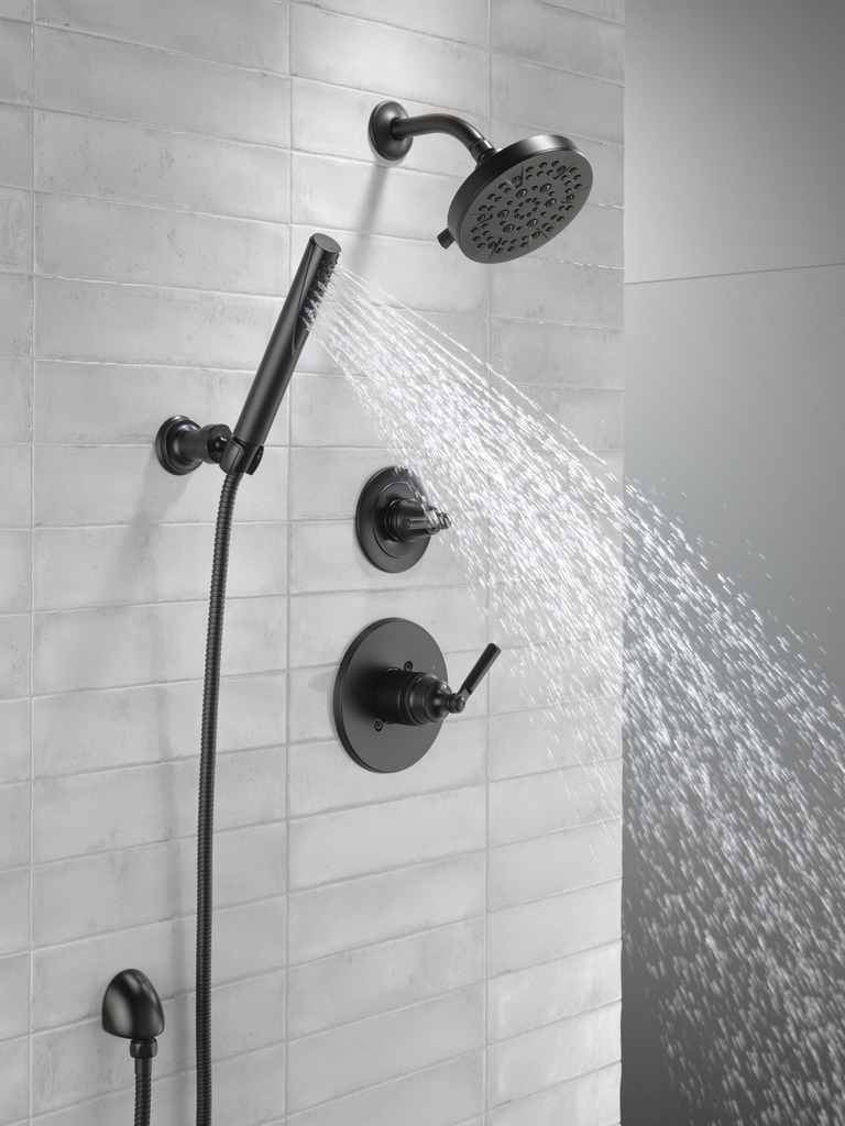Delta Universal Showering Components: Wall Elbow For Hand Shower - Matte Black