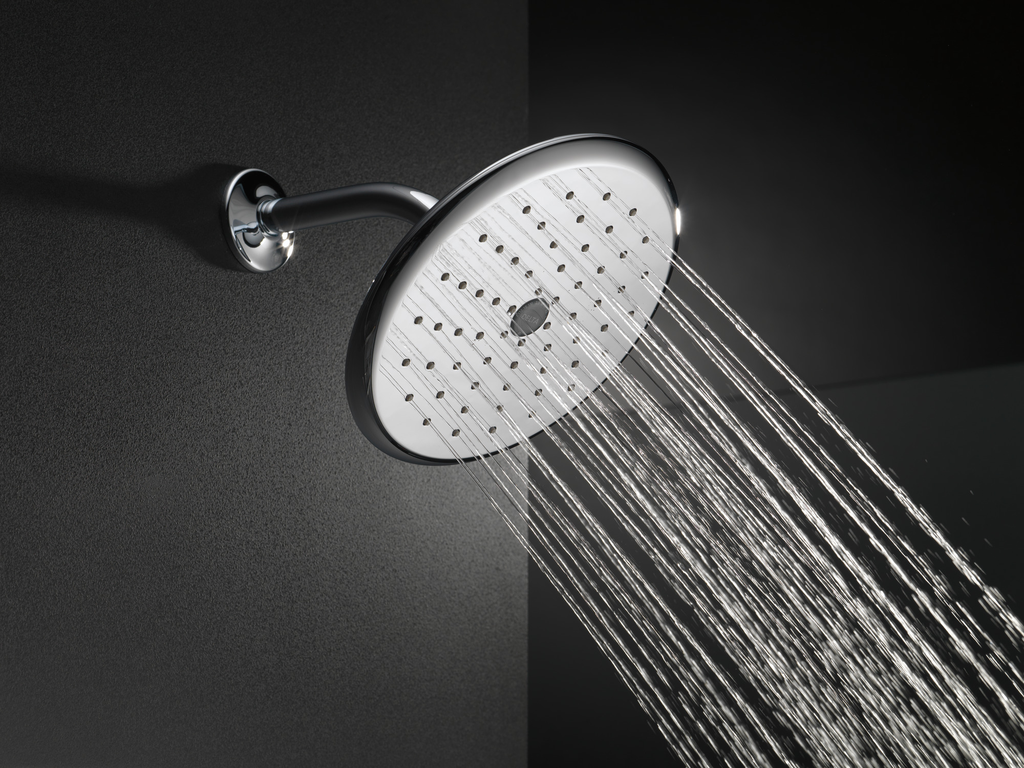 Delta Universal Showering Components: Single-Setting Raincan Shower Head - Chrome