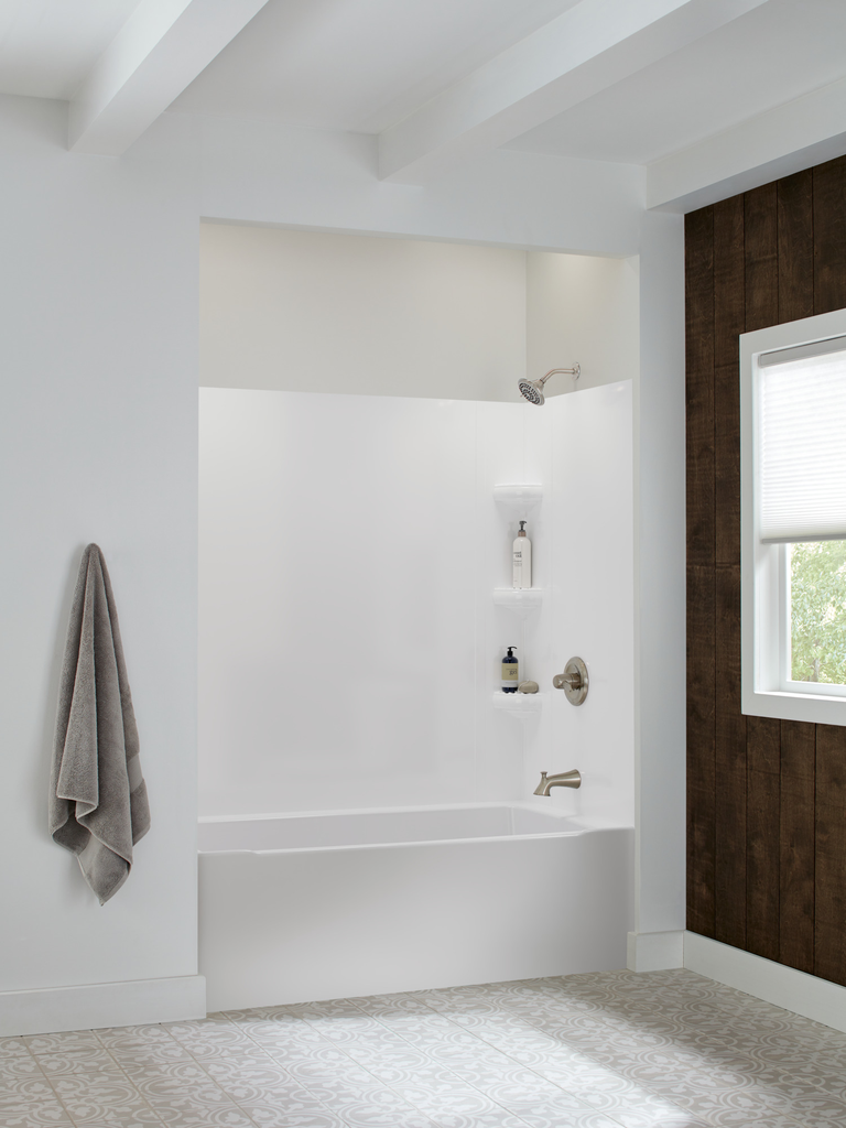 Delta Lahara®: Monitor® 14 Series Tub & Shower Trim - Single Handle Lever - Stainless