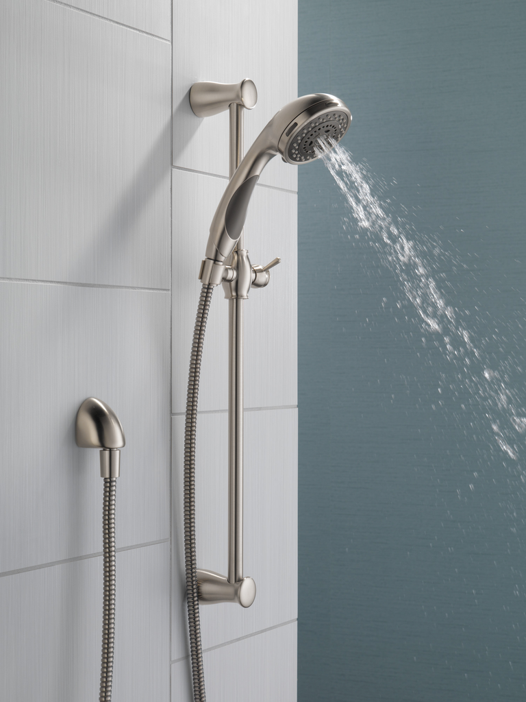 Delta Other: Premium 3-Setting Slide Bar Hand Shower - Stainless