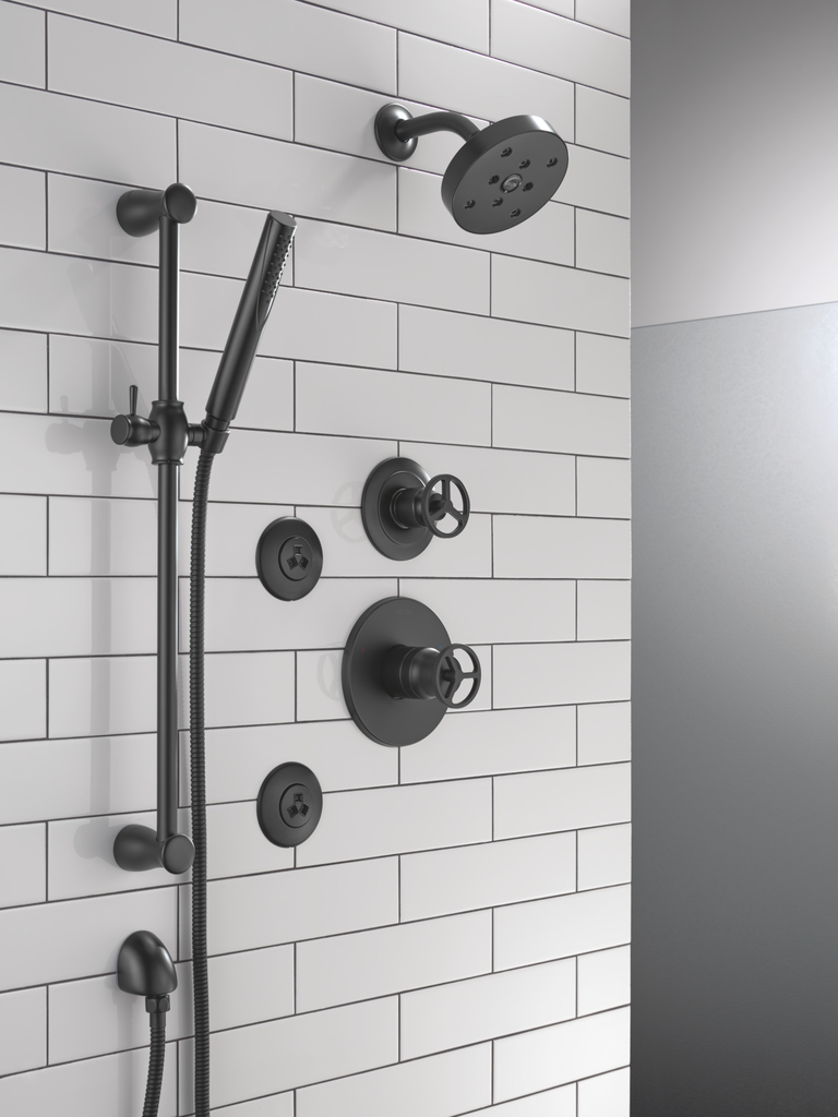 Delta Universal Showering Components: Wall Elbow For Hand Shower - Matte Black