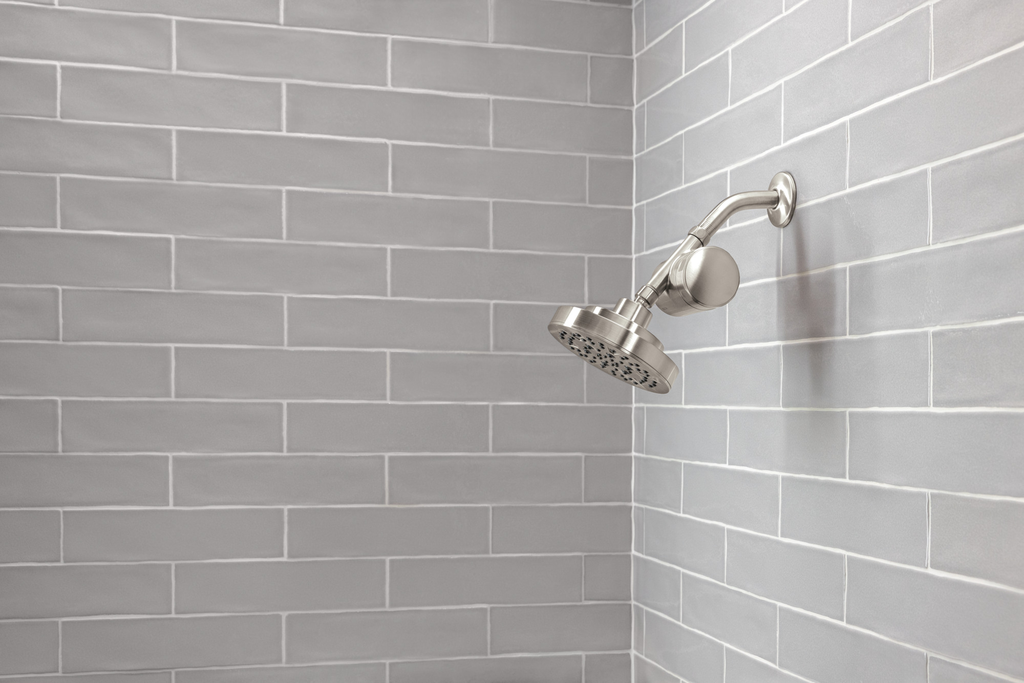 Delta Universal Showering Components: 5-Setting Showerhead - Stainless