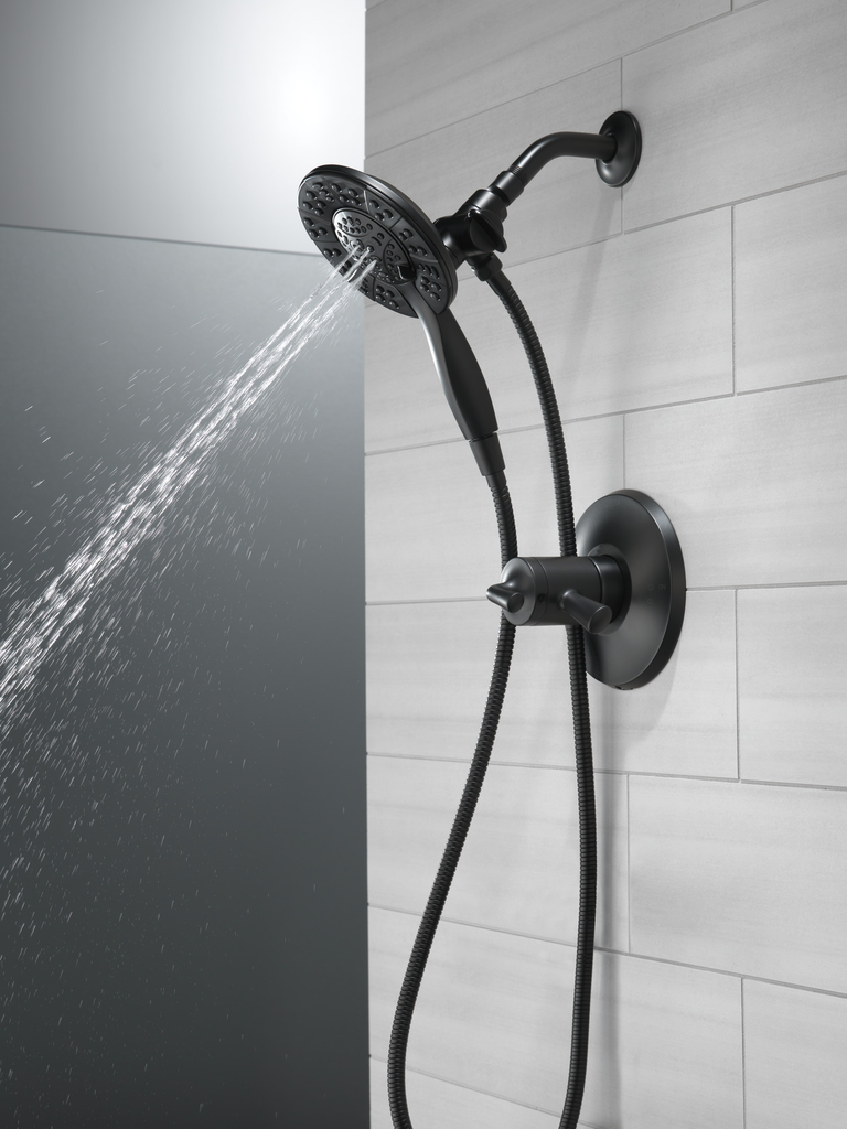 Delta Universal Showering Components: In2Ition Hssh 1.75 Gpm 4-Setting - Matte Black