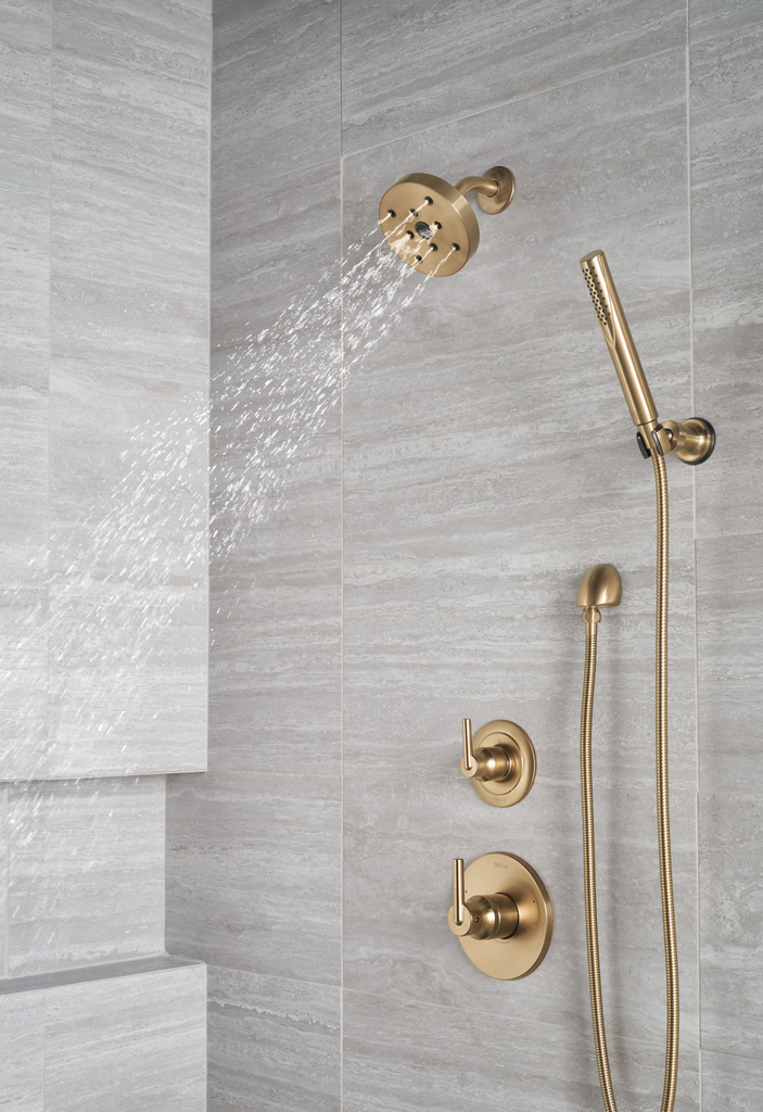 Delta Universal Showering Components: Wall Elbow For Hand Shower - Champagne Bronze