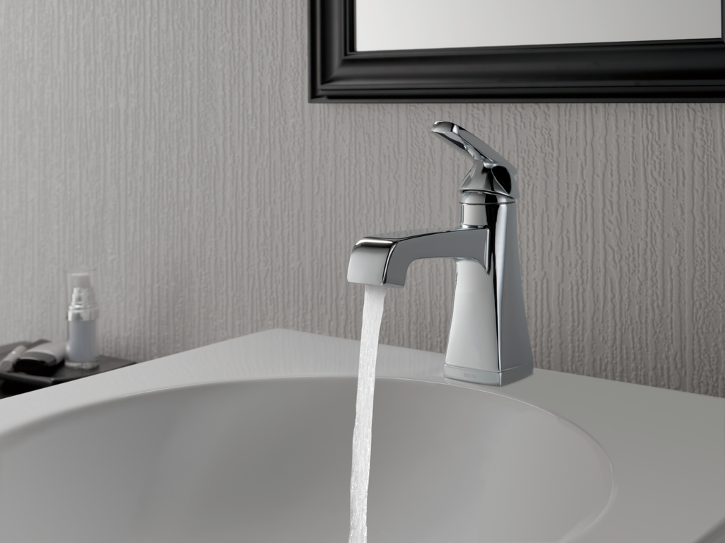 Delta Ashlyn®: Single Handle Bathroom Faucet - Single Handle Lever - Chrome