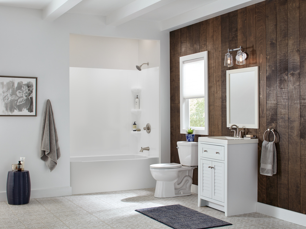 Delta Lahara®: Monitor® 14 Series Tub & Shower Trim - Single Handle Lever - Stainless